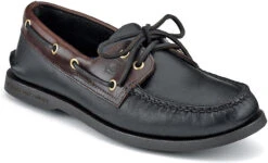 Sperry Men's Authentic Original Boat Shoe -Englins Fine Footwear Store sperry mens authentic original boat shoe black amaretto 0191486 89911.1494591727