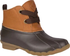 Sperry Women's Saltwater 2-Eye Leather -Englins Fine Footwear Store sperry womens saltwater 2 eye leather tan brown sts84823 77071.1565132266