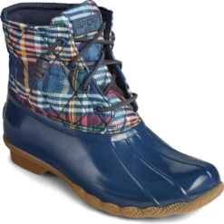 Sperry Women's Saltwater Quilted Nylon -Englins Fine Footwear Store sperry womens saltwater quilted nylon plaid multi sts85533 92870.1605548913