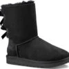 UGG Women's Bailey Bow II -Englins Fine Footwear Store ugg bailey bow ii black 1016225 blk 45143.1730733431