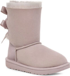 UGG Kids Bailey Bow II -Englins Fine Footwear Store ugg childrens kids bailey bow ii pale smoke 1017394k psk 62468.1732651598