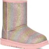 UGG Kids Classic II Glitter -Englins Fine Footwear Store ugg childrens kids classic 2 glitter metallic rainbow 1130784k mrnbw 79154.1660063777