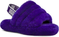 UGG Kids Fluff Yeah Slide -Englins Fine Footwear Store ugg childrens kids fluff yeah slide violet night 1098494k vngh 28977.1647038454