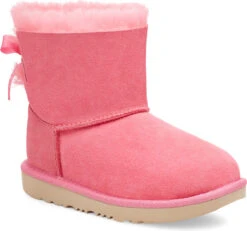 UGG Kids Mini Bailey Bow II -Englins Fine Footwear Store ugg childrens kids mini bailey bow 2 pink rose 1017397k pkrs 03642.1668092920
