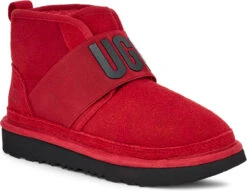 UGG Kids Neumel II Graphic -Englins Fine Footwear Store ugg childrens kids neumel 2 graphic samba red black 1110703k srbck 72110.1657880295