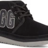 UGG Kids Neumel Graphic Outline -Englins Fine Footwear Store ugg childrens kids neumel graphic outline black grey suede 1130787k bgsd 70500.1662609722