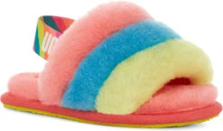 UGG Toddlers Fluff Yeah Slide 15 UGG Toddlers Fluff Yeah Slide -Englins Fine Footwear Store ugg childrens toddlers fluff yeah slide peach bliss multi 1124931t pbmt 34575.1651776272