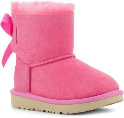 UGG Toddlers Mini Bailey Bow II -Englins Fine Footwear Store ugg childrens toddlers mini bailey bow 2 pink rose 1017397t pkrs 58592.1638639783