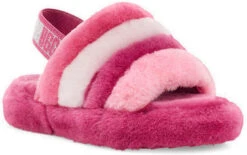 UGG Kids Fluff Yeah Slide -Englins Fine Footwear Store ugg kids fluff yeah slide pink multi 1116913k pkmu 67335.1647038453