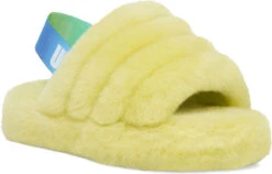 UGG Kids Fluff Yeah Slide -Englins Fine Footwear Store ugg kids fluff yeah slide pollen gradient 1120030k pgrd 46224.1647038453