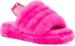 UGG Kids Fluff Yeah Slide -Englins Fine Footwear Store ugg kids fluff yeah slide rock rose 1098494k rcr 17695.1647038454