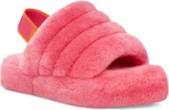 UGG Kids Fluff Yeah Slide -Englins Fine Footwear Store ugg kids fluff yeah slide strawberry sorbet multi 1117462T ssmlt 74535.1647038454