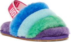 UGG Toddlers Fluff Yeah Slide 18 UGG Toddlers Fluff Yeah Slide -Englins Fine Footwear Store ugg toddlers fluff yeah slide purple rainbow 1116160t prnb 64404.1651776272