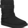 UGG Women's Bailey Graphic Logo Strap -Englins Fine Footwear Store ugg womens bailey graphic logo strap black 1137074 blk 23116.1667481905