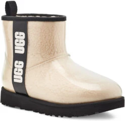 UGG Women's Classic Clear Mini -Englins Fine Footwear Store ugg womens classic clear mini natural black 1113190 nblc 04748.1638054098
