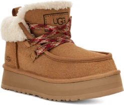 UGG Women's Funkarra Cabin Cuff -Englins Fine Footwear Store ugg womens funkarra cabin cuff chestnut 1143954 che 50675.1696293308